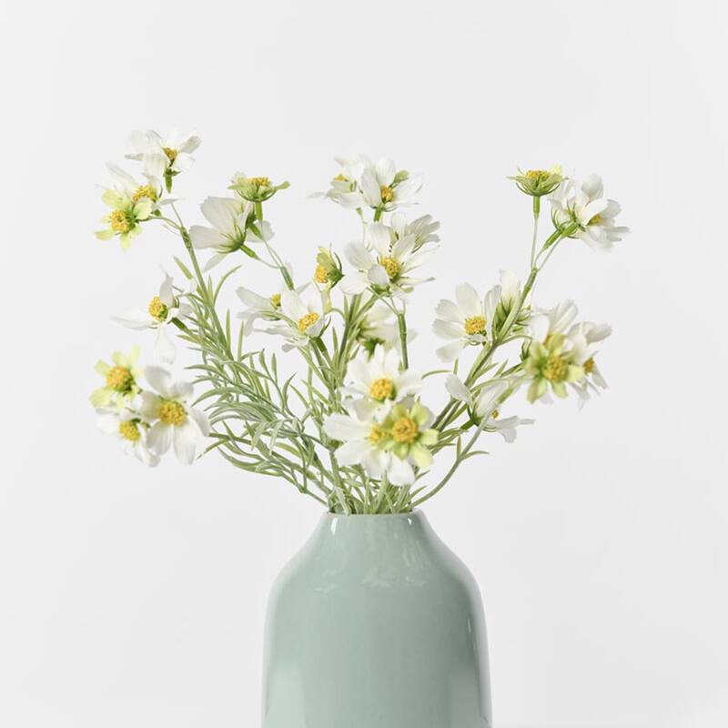 Silk Decorative Artificial Starry Sky Cosmos(Pack of 1 Branch)