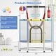 preview thumbnail 16 of 38, Gymax 6-in-1 Kids Trampoline Combo 55'' Toddler Play Activity Center