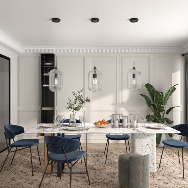 Acroma 1-light 8In Modern Farmhouse Kitchen Island Pendant Lighting - N/A