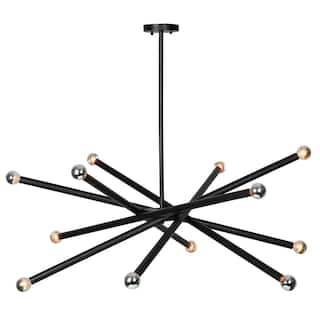 Renwil Clemente 36" Length Ceiling Fixture, Black