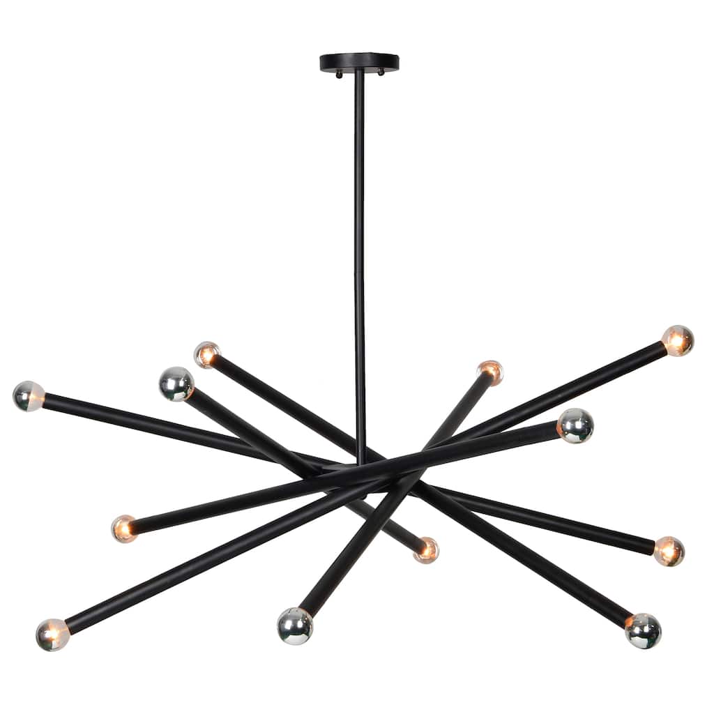Renwil Clemente 36" Length Ceiling Fixture, Black