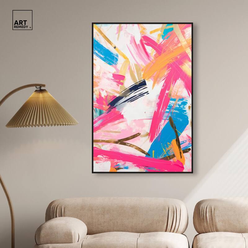 Exuberant Hues IV Canvas by Art Remedy