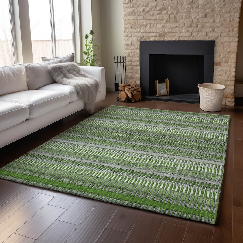 Premium Washable Super Soft Modern Stripe Mayfield Rug