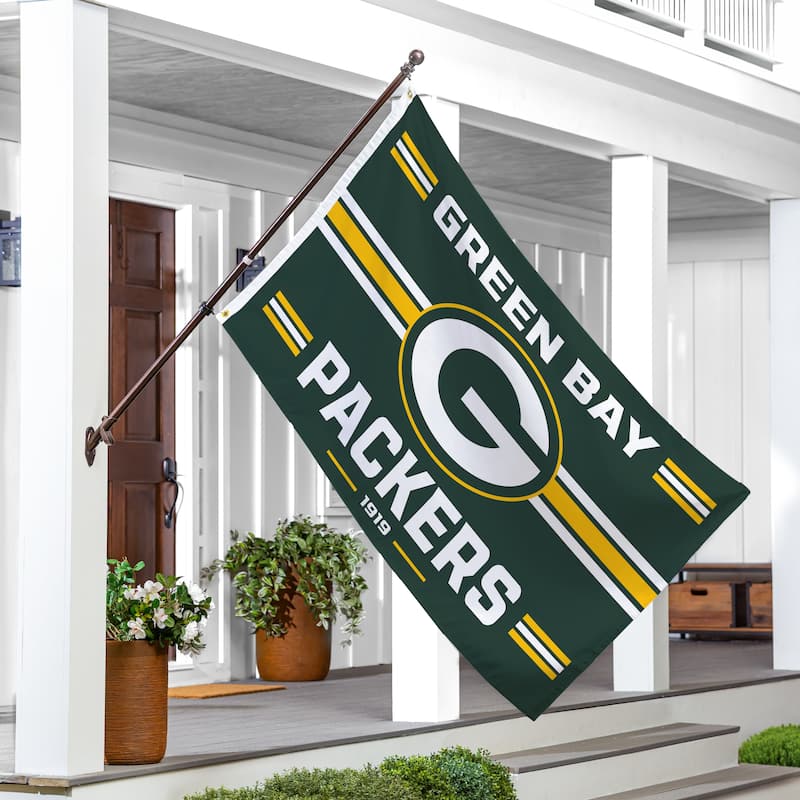 Green Bay Packers Single Sided Flag w/ 2 Grommets, 3'x5'