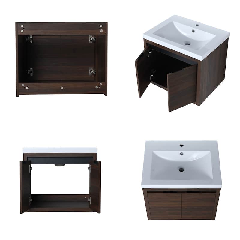 Topcraft Wall Mounted Bathroom Vanity with Sink