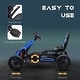 preview thumbnail 3 of 6, Outdoor Kids Pedal Go Kart, Adjustable Seat, Handbrake, Swing Axle with EVA Wheels, Perfect for Boys and Girls 3-8 Years Old