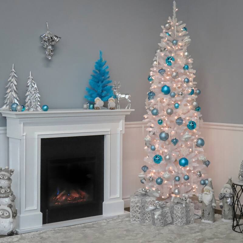 National Tree Company 6.5 ft. Pre-strung White Fir Pencil Tree - 6.5 Foot