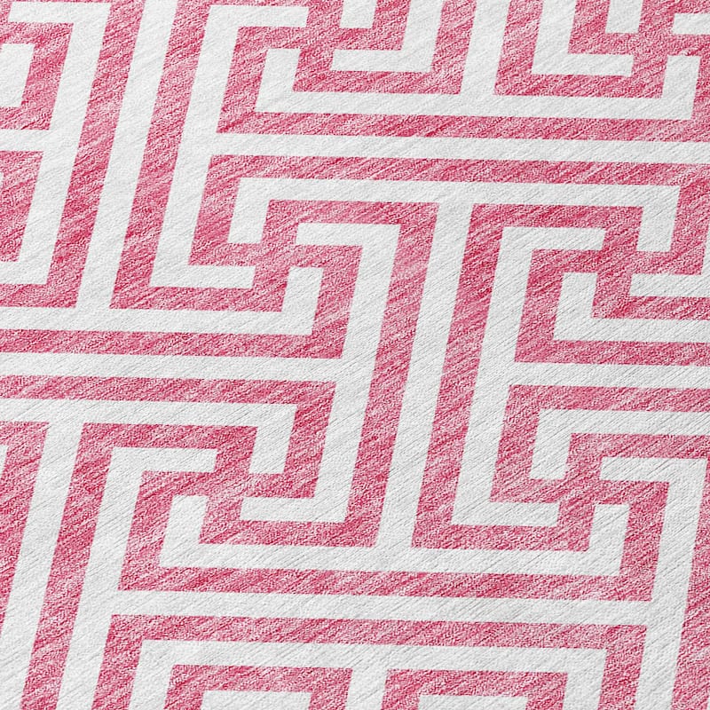 Machine Washable Indoor/ Outdoor Chantille Geo Modern Rug