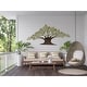 preview thumbnail 1 of 3, Tree of Harmony Large 92-inch Metal Wall Art Decor 92 x 41