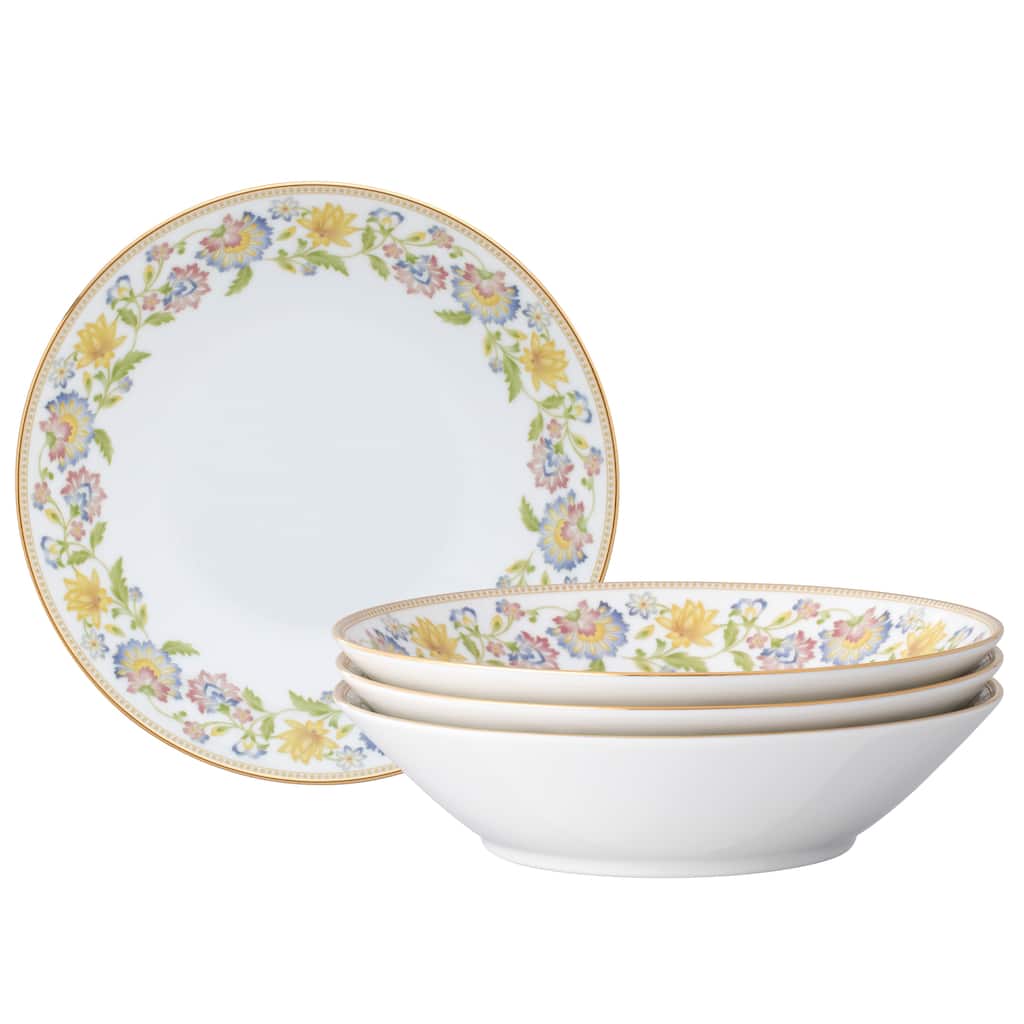 Tusker Garden Set of 4 Soup Bowls, 7.50", 12 oz.