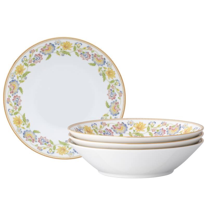 Tusker Garden Set of 4 Soup Bowls, 7.50", 12 oz.