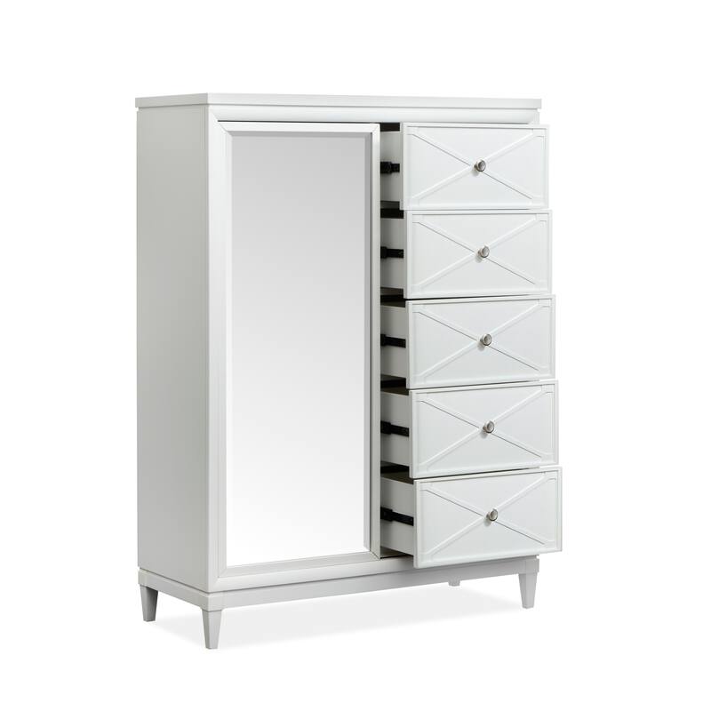 Magnussen Home Springhouse Whisper White Door Chest