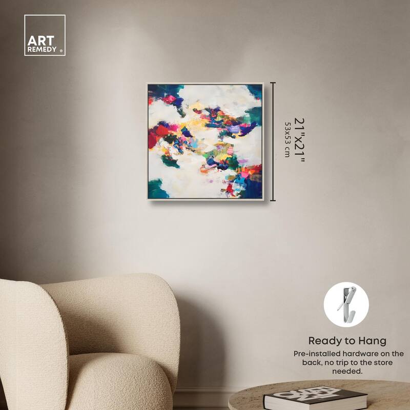 Spectrum Splash Canvas by Art Remedy