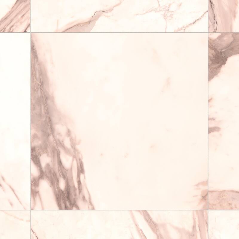 Merola Tile Reve Rose 23-1/2" x 23-1/2" Porcelain Floor and Wall Tile
