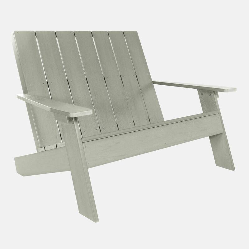 HIGHWOOD Double Wide Modern Adirondack Chair - Eucalyptus