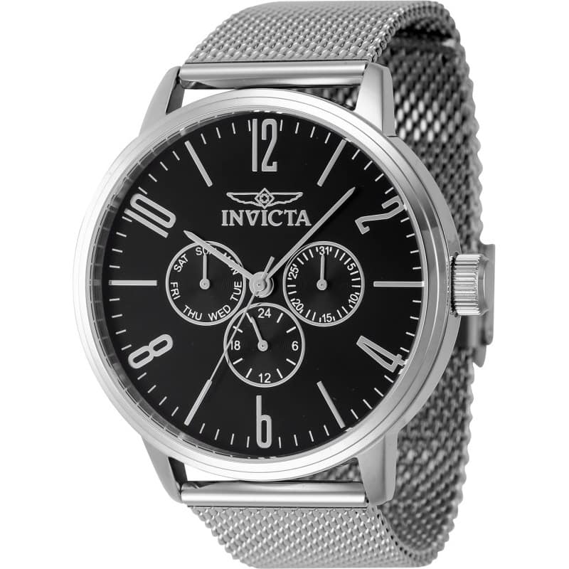 Invicta Men's 47119 Specialty Quartz VH63 Black Dial Watch