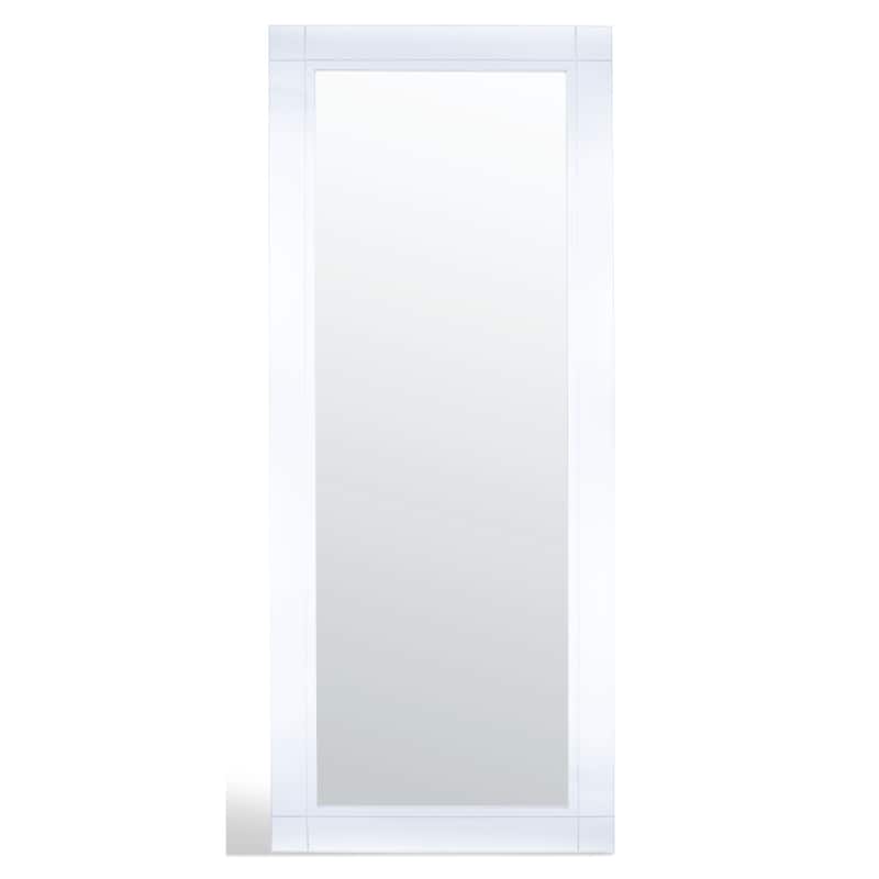 SAFAVIEH Couture Lisandra Acrylic Standing Mirror - Clear - 31"W x 1"D x 75"H