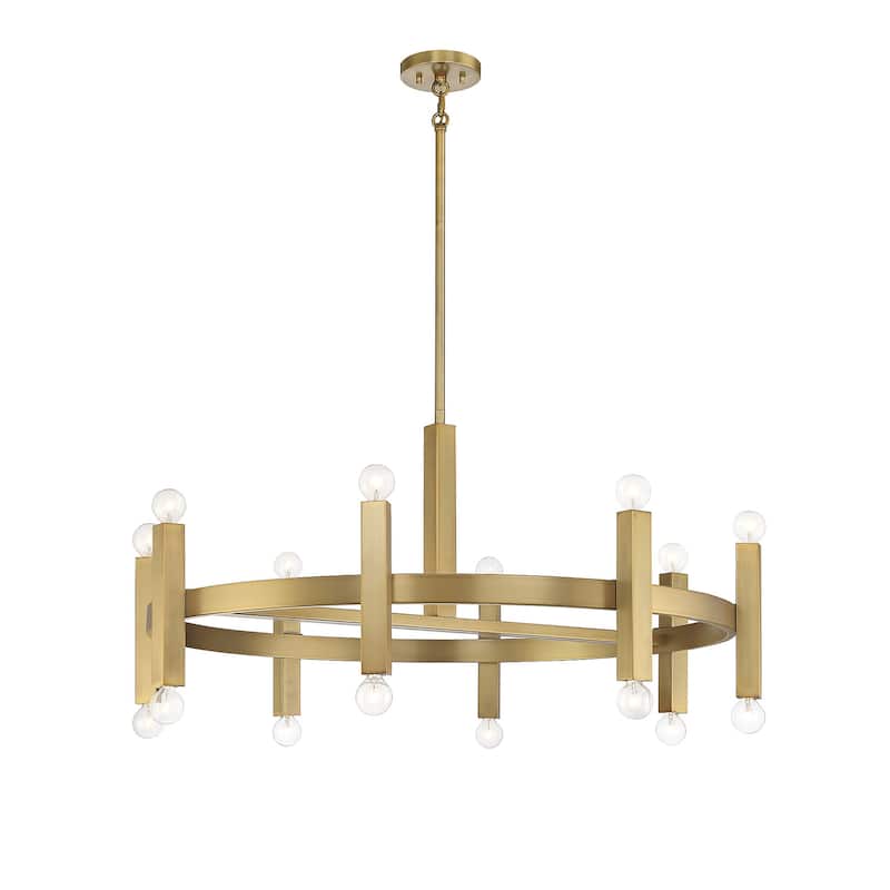 Meridian M100103 16 Light 41" Wide Drum Chandelier