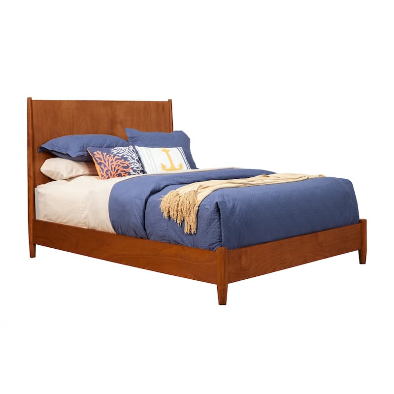 Carson Carrington Grenivik Mid Century Modern Panel Bed - Queen