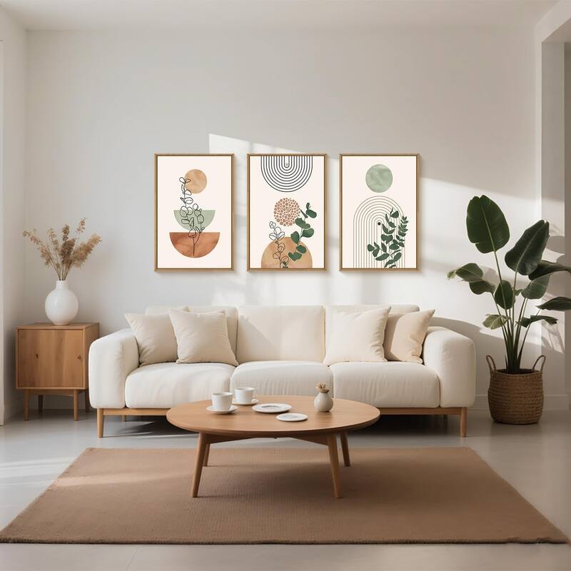 Abstract Bohemian Wall Decor, Mid Century Modern Geometric