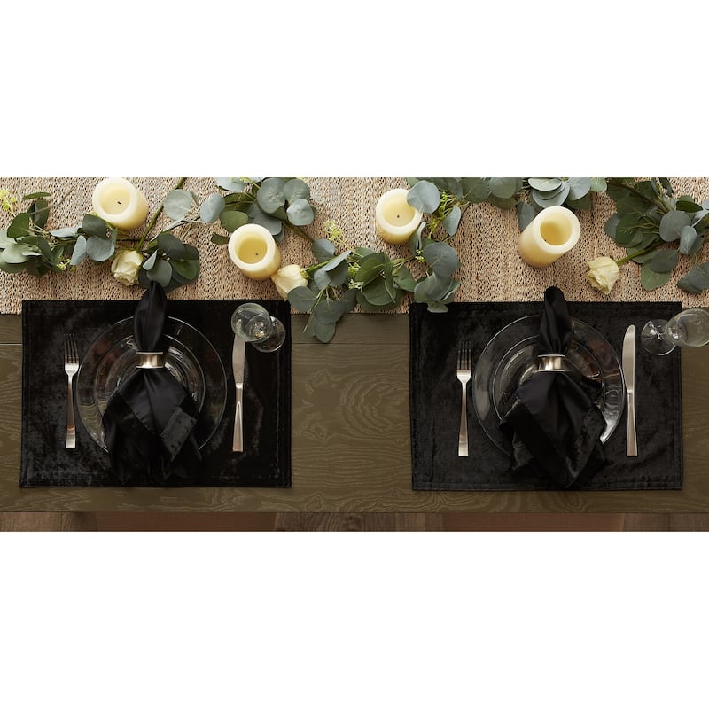 DII Cream Velvet Placemat (Set of 4)
