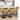 Glitzhome Set of 3 Mid-Century Modern Adjustable Swivel Bar Stools - Set of 3