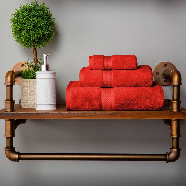 Marche Egyptian Cotton 3 Piece Towel Set by Miranda Haus