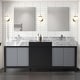 preview thumbnail 115 of 157, Lexora Zilara Bathroom Vanity Complete Set in Black and Grey with Faucet