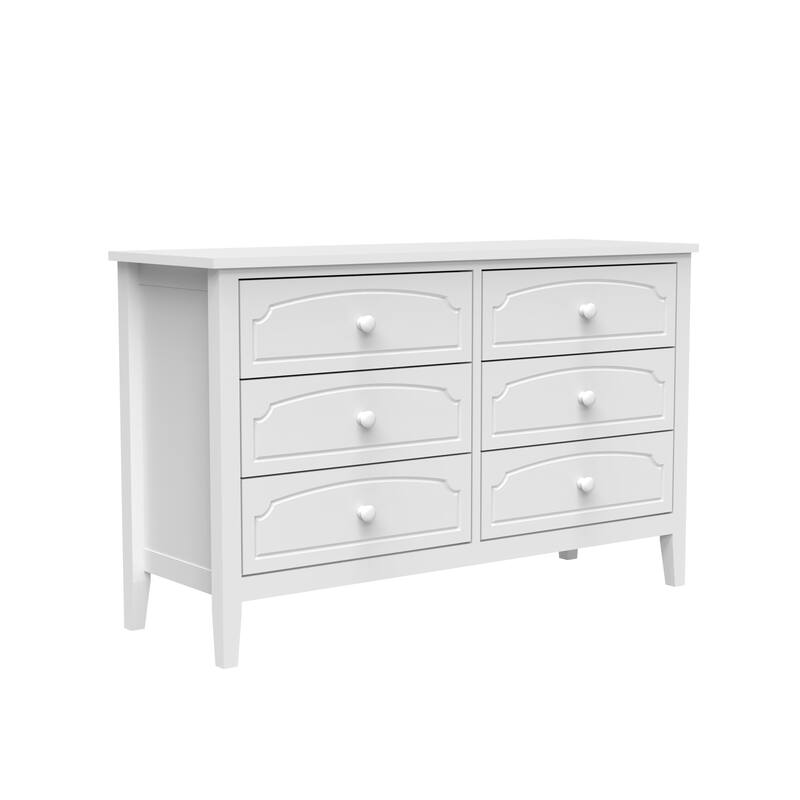 Solid Wood 6 Drawers Dresser Bed Bath & Beyond 39172263