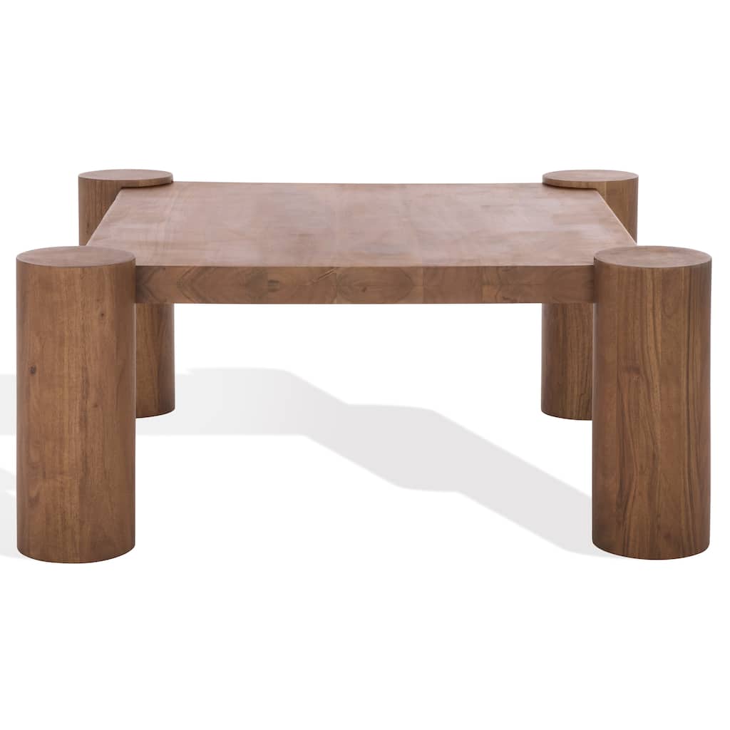 SAFAVIEH Couture Trescott Square Wood Coffee Table - 35"W x 35"D x 15"H