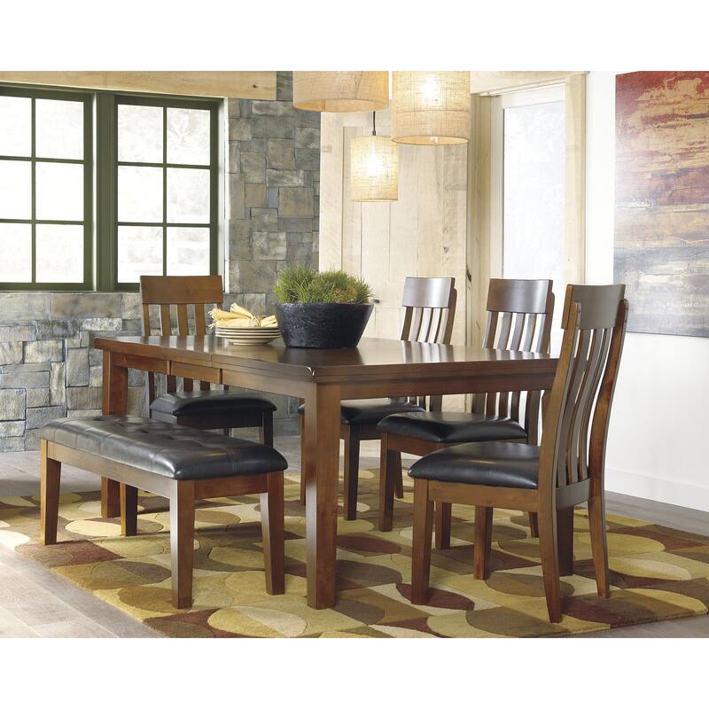 Signature Design by Ashley Ralene Medium Brown 6-Piece Dining Package