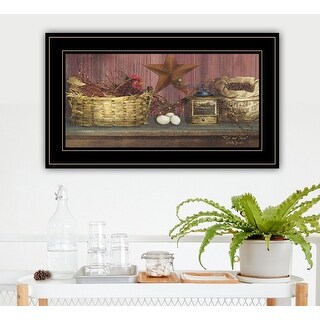 TrendyDecor4U Farmhouse "Rise and Shine" Framed Print Wall Art by Billy ...