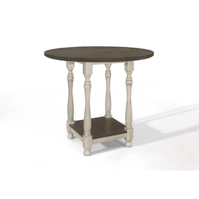 CraftPorch Classy Round Counter Height Dining Table - Grey