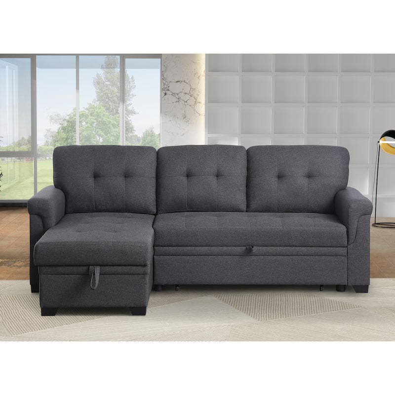 Modern Minimalist And Slightly Nest L - Shaped Lounger With Storage Space