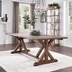 preview thumbnail 2 of 13, Paloma Antique Oak or Brown Reclaimed Wood Dining Table by iNSPIRE Q Artisan
