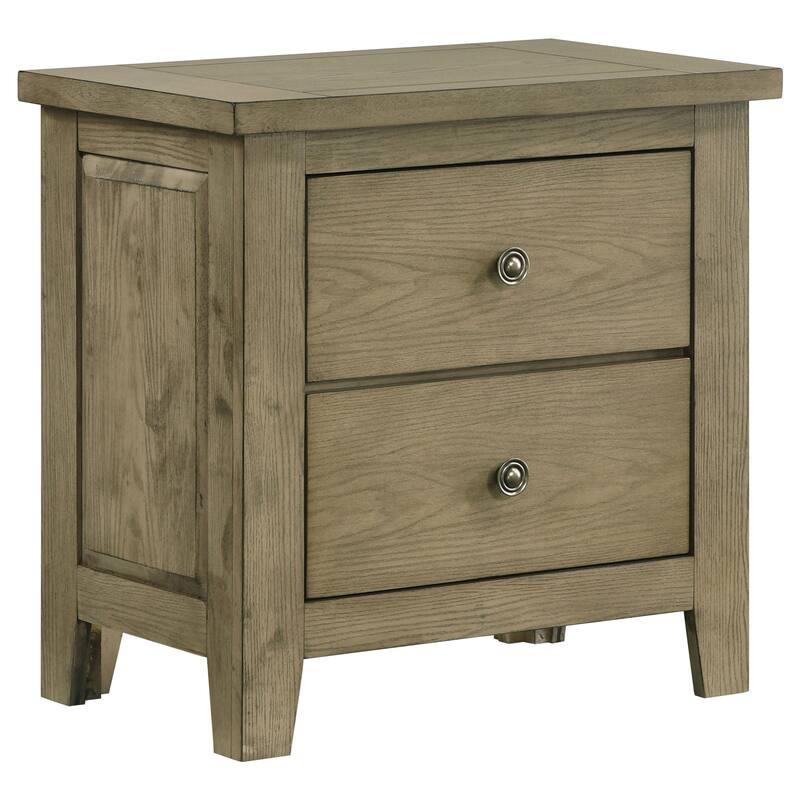 Hazlewood 2-drawer Nightstand Bedside Table Vineyard Oak - Vineyard Oak
