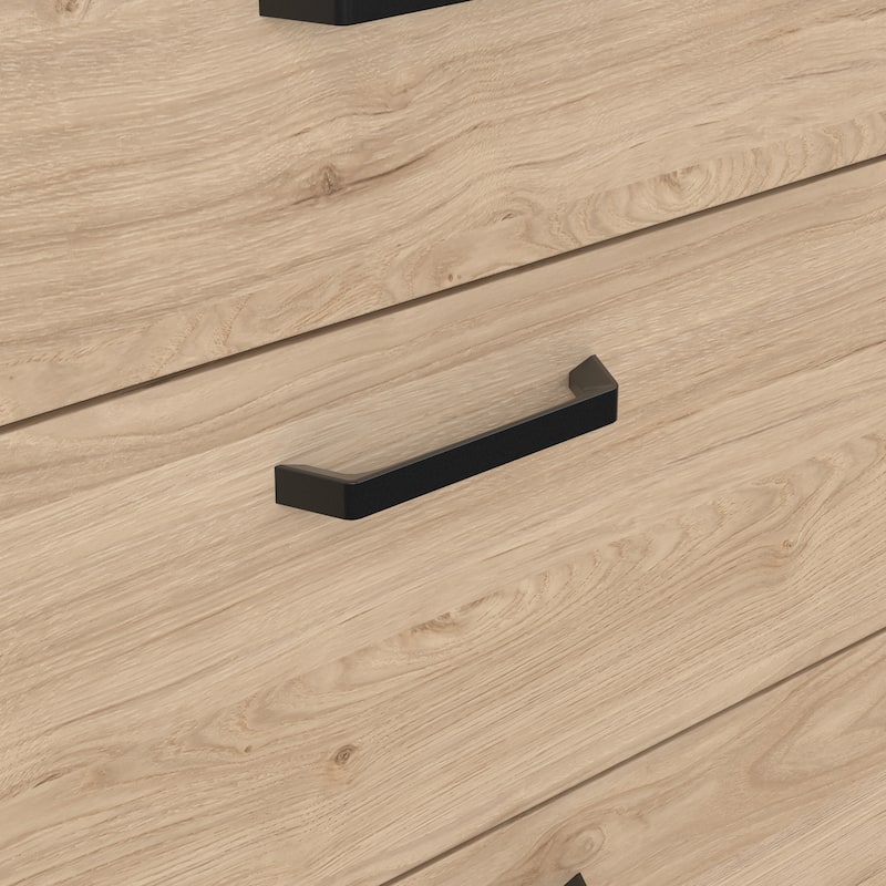 Porch & Den Sofia 3 Drawer Chest, Jackson Hickory