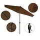 preview thumbnail 97 of 143, North Bend 9-foot Round Auto-tilt, Bronze Finish, Sunbrella Patio Umbrella by Havenside Home