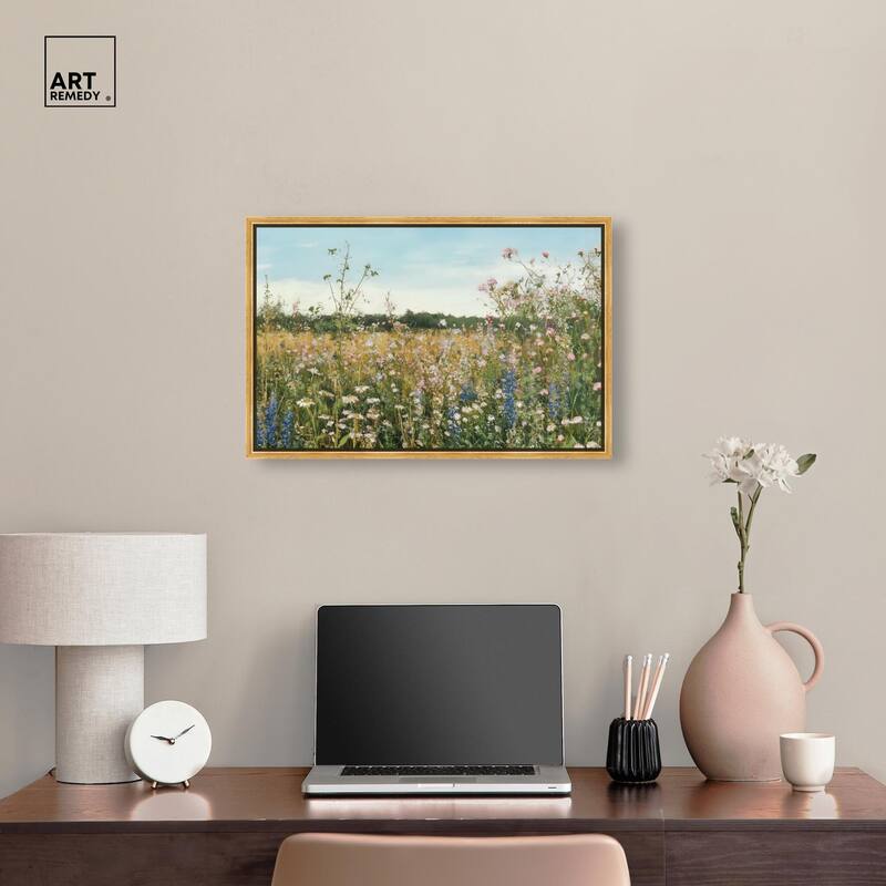 Glimmering Glade Garden II Canvas by Art Remedy