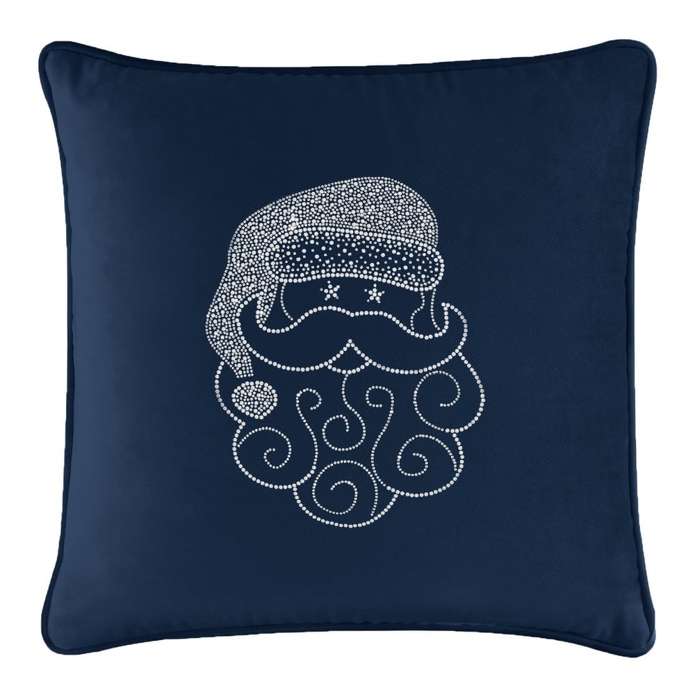 Sparkles Home Santa Rhinestone Pillow