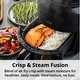 preview thumbnail 3 of 5, Aria 5Qt Steam Air Fryer with Hybrid Crisp & Steam Cooking and Detachable Reservoir