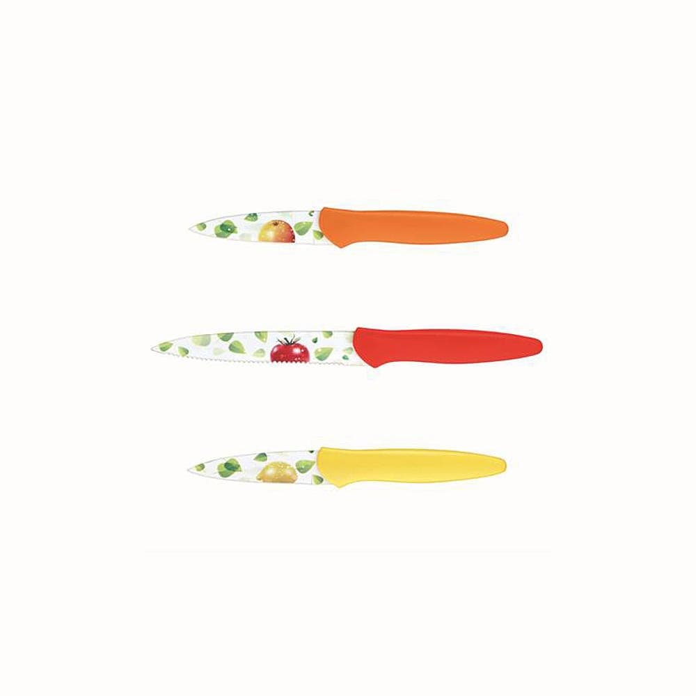 Cuisinart 6pc Printed Color Knife Set, Geometric, C55-6pcsg