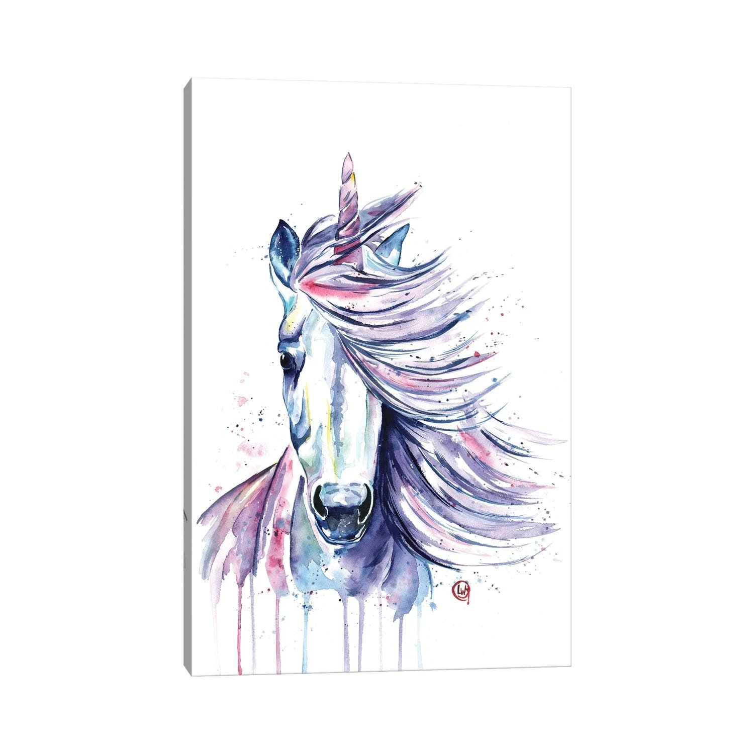 iCanvas "Unicorn" by Lisa Whitehouse Canvas Print