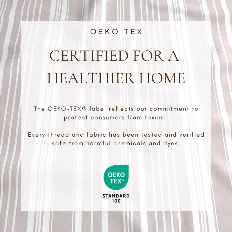 Linery & Co. Striped Brushed Microfiber Bed Sheet Set