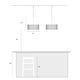 preview thumbnail 29 of 30, Tifany Modern Gold 4-Light Drum Chandelier Colored Glass Lights for Kitchen Island Bedroom