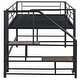 preview thumbnail 12 of 32, Simple & Space-saving Design Mid Metal Loft Bed with Storage stairs, Twin Size