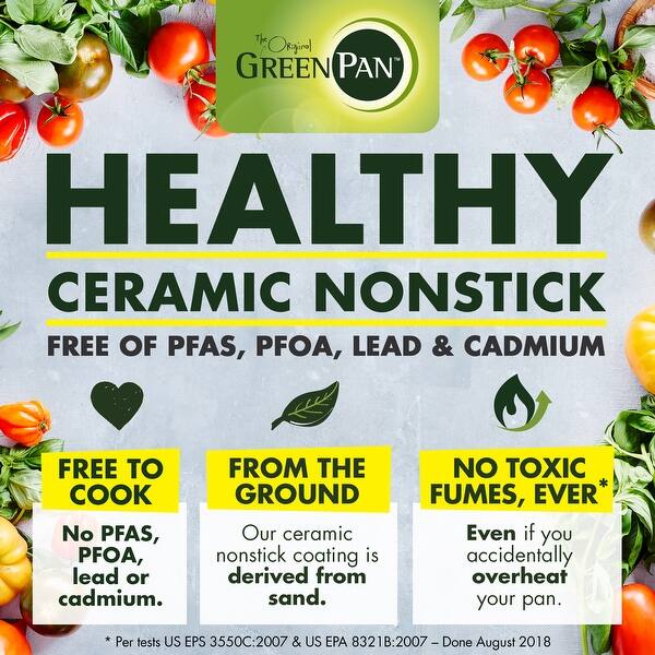 Shop Greenpan Chatham Ceramic Non Stick Wok 11 Inch Overstock 31442028
