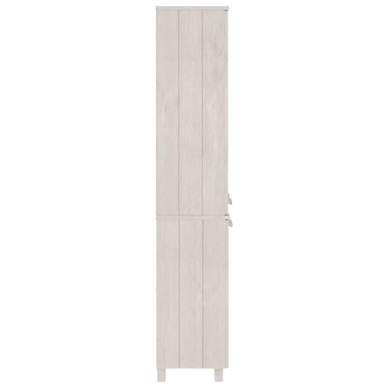vidaXL Drawer Cabinet Display Cabinet for Living Room HAMAR Solid Wood Pine - 33.5" x 13.8" x 70.9"