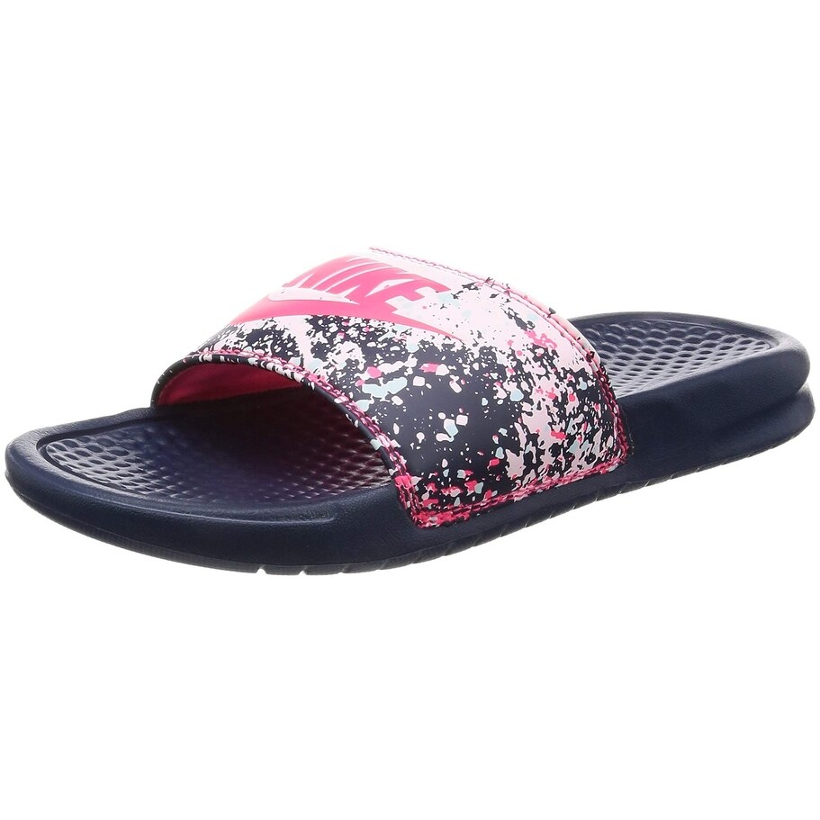 women's nike navy blue flip flops