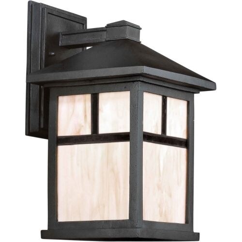 Forte Lighting 1873 01 Craftsman Mission 1 Light Outdoor Wall Forte Lighting 1873 01 Craftsman Mission 1 Light Outdoor Wall Sconce From The Dark
